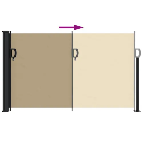 Uvlačiva bočna tenda 120 x 600 cm bež - Bež 120 x 600 cm Cijena
