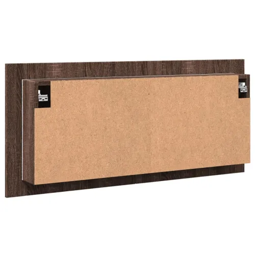 LED kupaonski ormarić s ogledalom smeđa boja hrasta 100x12x45cm - Smeđi hrast Cijena