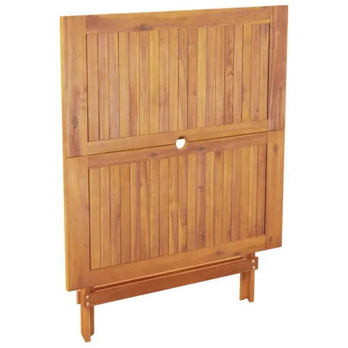 Vrtna garnitura - 5-dijelni vrtni blagovaonski set bež polipropilen i drva - Bež 90 x 90 x 75 cm Cijena