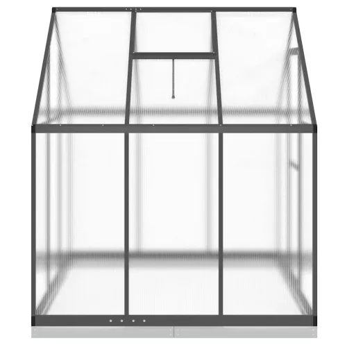 Staklenik s okvirom antracit 169 x 169 x 202 cm aluminijski - Antracit 169 x 169 x 202 cm Cijena