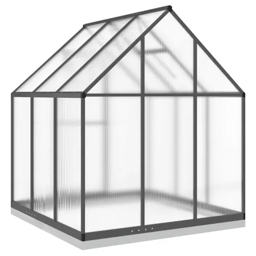 Staklenik s okvirom antracit 169 x 169 x 202 cm aluminijski - Antracit 169 x 169 x 202 cm Cijena