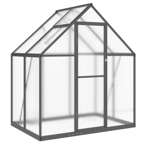 Staklenik s okvirom antracit 169 x 114 x 195 cm aluminijski - Antracit 169 x 114 x 195 cm 1 Antracit Cijena