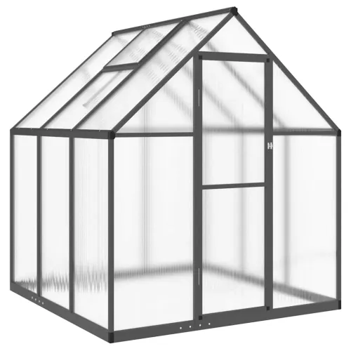 Staklenik s okvirom antracit 169 x 169 x 195 cm aluminijski - Antracit 169 x 169 x 195 cm 1 Antracit Cijena
