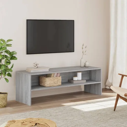 TV ormarić boja hrasta sonome 120x40x40 cm konstruirano drvo - Sivi hrast sonoma Cijena