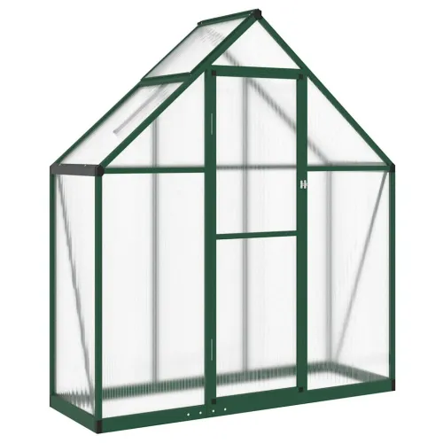Staklenik s okvirom zeleni 169 x 58 x 195 cm aluminijski - Zelena 169 x 58 x 195 cm 1 Zelena Cijena