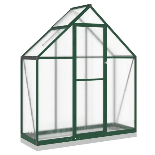 Staklenik s okvirom zeleni 169 x 58 x 202 cm aluminijski - Zelena 169 x 58 x 202 cm 1 Zelena Cijena