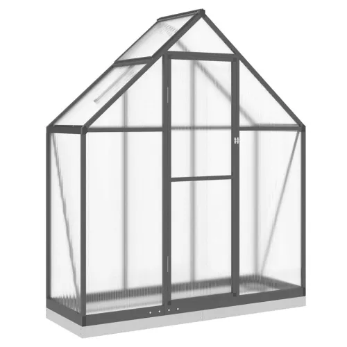 Staklenik s okvirom antracit 169 x 58 x 202 cm aluminijski - Antracit 169 x 58 x 202 cm 1 Antracit Cijena