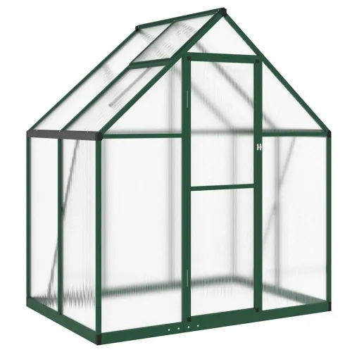 Staklenik s okvirom zeleni 169 x 114 x 195 cm aluminijski - Zelena 169 x 114 x 195 cm 1 Zelena Cijena