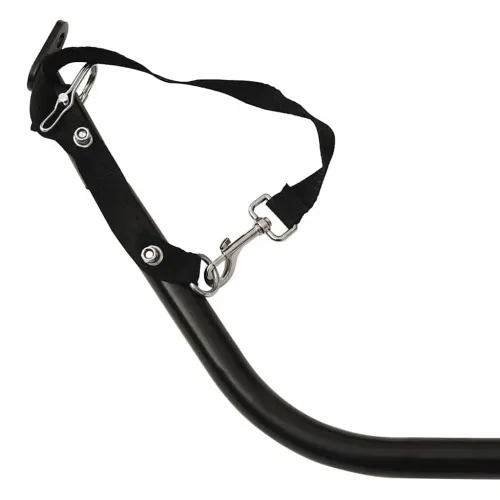 Prikolica za bicikl crno-siva 45 kg željezna - Siva 124 x 62.5 x 52 cm Cijena