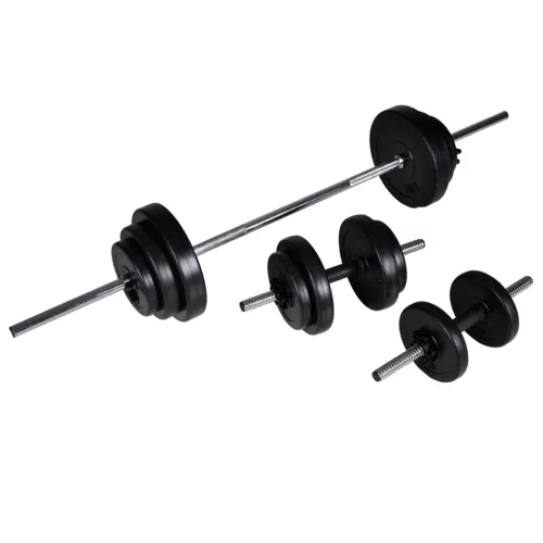 Klupa za dizanje utega sa stalkom i setom utega 30,5 kg - 30.5 kg Cijena