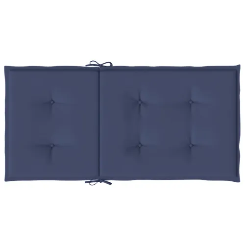 Jastuci za stolice s niskim naslonom 6 kom modri od tkanine - Modra 100 x 50 x 4 cm 6 Cijena