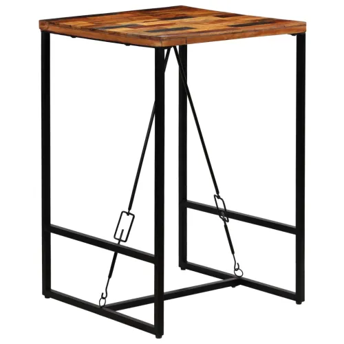 Barski stol od masivnog obnovljenog drva 70 x 70 x 106 cm - 70 x 70 x 106 cm Cijena