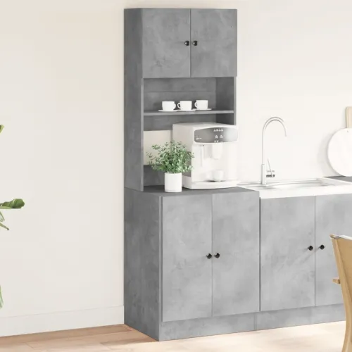 Kuhinjska ormarić boja betona 60x50x180 cm konstruirano drvo - Beton siva 1 60 cm 1 Cijena