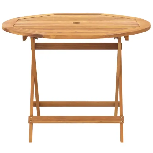 Vrtna garnitura - 5-dijelni vrtni blagovaonski set sivi poliratana i masivno drvo - Siva 90 x 75 cm Cijena