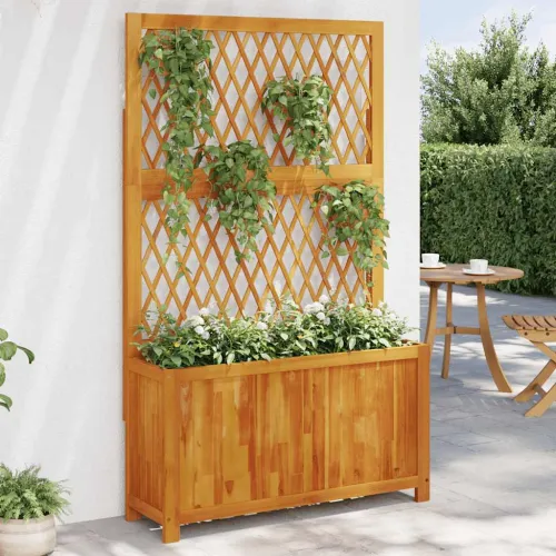 Sadilica s rešetkom 100x32x165 cm od drva bagrema - 100 x 32 x 165 cm 1 Cijena