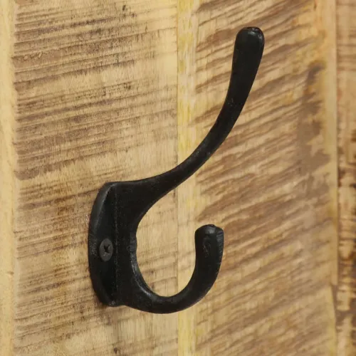 Zidne vješalice za kapute od masivnog drva manga 2 kom 36 x 110 x 3 cm - 2 masivno drvo manga Cijena
