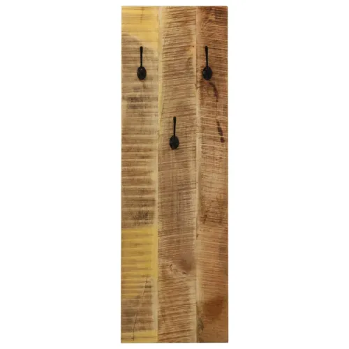 Zidne vješalice za kapute od masivnog drva manga 2 kom 36 x 110 x 3 cm - 2 masivno drvo manga Cijena