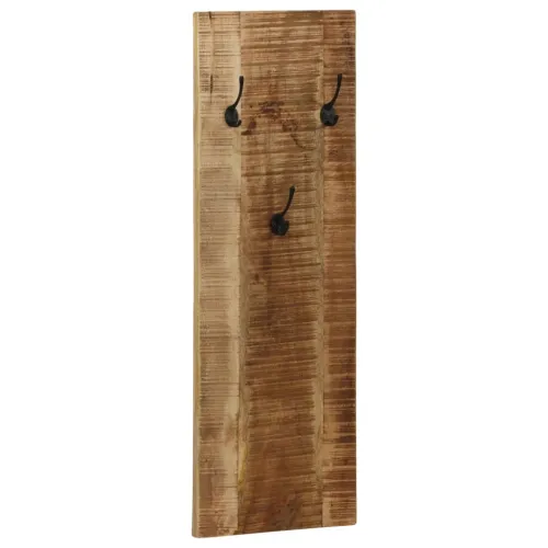Zidne vješalice za kapute od masivnog drva manga 2 kom 36 x 110 x 3 cm - 2 masivno drvo manga Cijena
