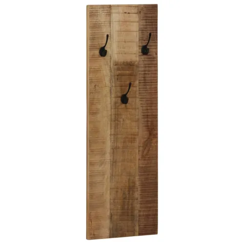 Zidne vješalice za kapute od masivnog drva manga 2 kom 36 x 110 x 3 cm - 2 masivno drvo manga Cijena