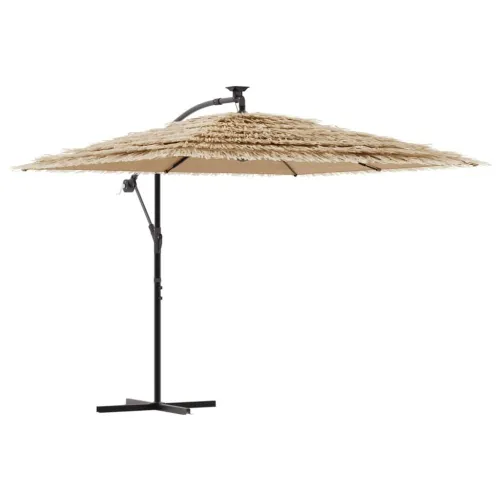 Vrtni suncobran s čeličnom šipkom smeđi 246x246x230 cm - Smeđa 246 x 246 x 230 cm Cijena
