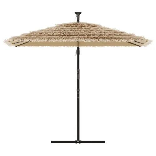 Vrtni suncobran s čeličnom šipkom smeđi 246x246x230 cm - Smeđa 246 x 246 x 230 cm Cijena