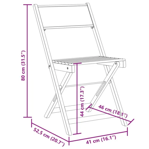 3-dijelni bistro set od tkanine i masivnog drva plava i bijela - Plava i bijela 70 x 75 cm Cijena