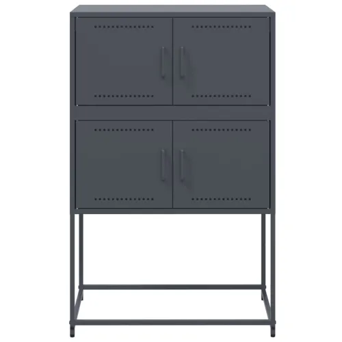 Komoda antracit 68,5x38,5x107 cm čelična - Antracit 1 Cijena