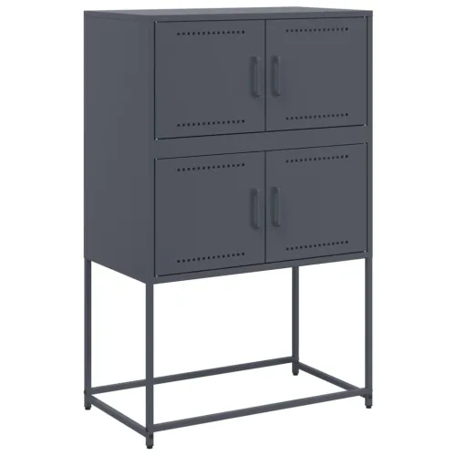 Komoda antracit 68,5x38,5x107 cm čelična - Antracit 1 Cijena