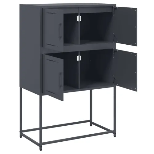 Komoda antracit 68,5x38,5x107 cm čelična - Antracit 1 Cijena