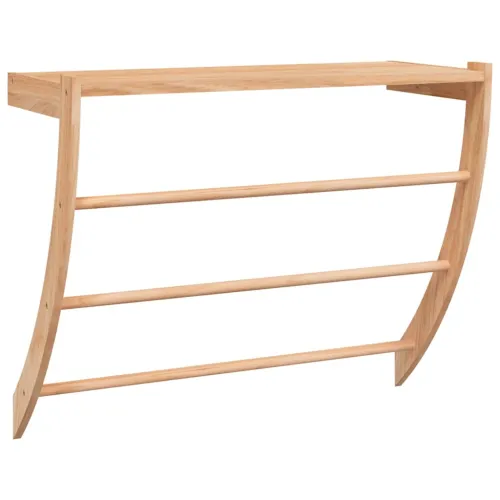 Stalak za ručnike 60 x 25,5 x 49 cm od masivnog drva oraha Cijena