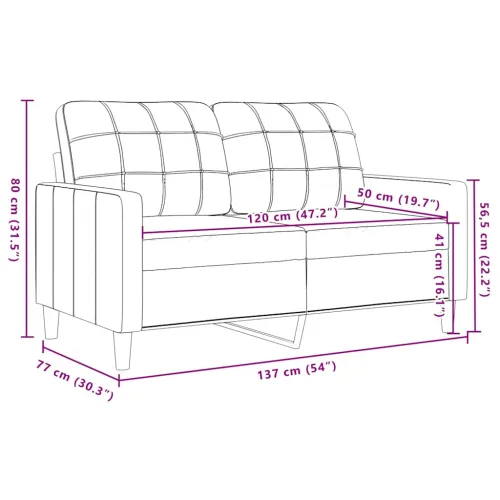 Dvosjed žuti 120 cm baršunasti - Žuta 1 120 cm Cijena