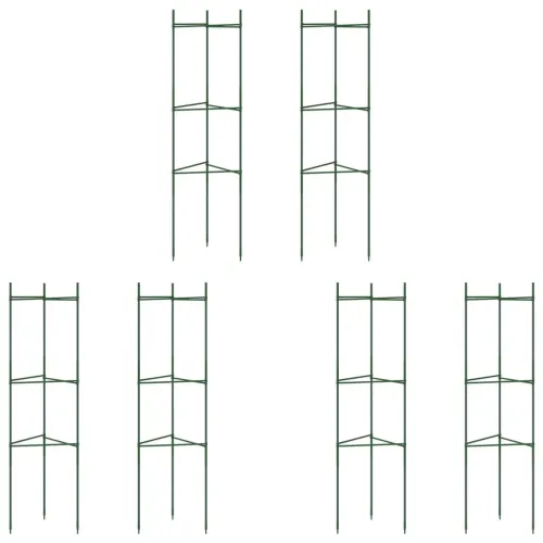Kavezi za rajčice 6 kom 116 cm od čelika i PP-a - 116 cm 6 bez vreće Cijena