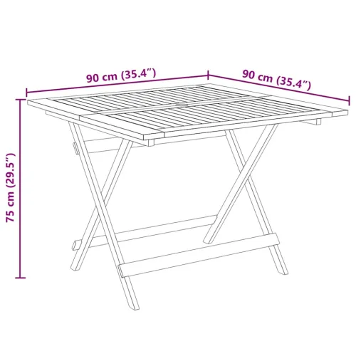 Vrtna garnitura - 5-dijelni vrtni blagovaonski set poliratan i masivno drvo crni - Crna 90 x 90 x 75 cm Cijena