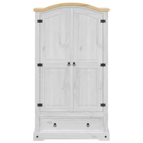 Ormar Corona 102 x 52 x 186 cm od masivne borovine - Bijela 1 1 Cijena