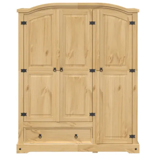 Ormar Corona 151,5 x 52 x 186 cm od masivne borovine - Smeđa 1 1 Cijena