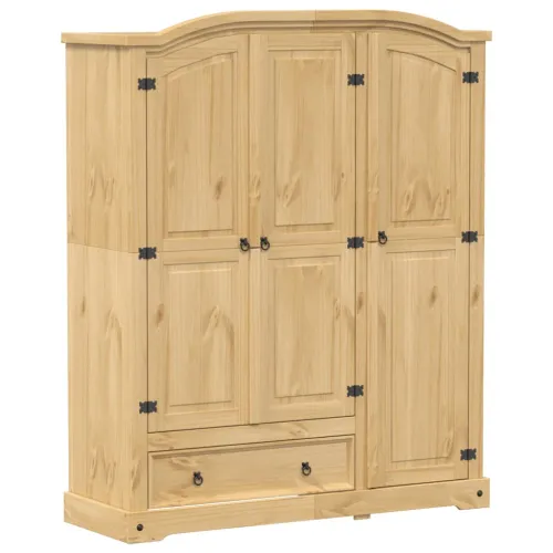 Ormar Corona 151,5 x 52 x 186 cm od masivne borovine - Smeđa 1 1 Cijena