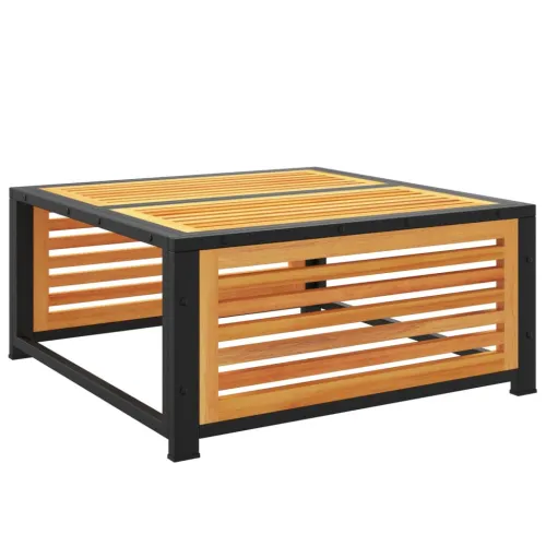 Vrtna garnitura - 4-dijelni set vrtnih sofa s jastucima masivno bagremovo drvo - Krema kutna + srednja + tabure + stol Cijena