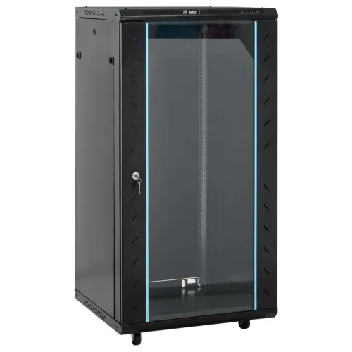 22U mrežni ormar s okretnim nogama 19” IP20 60x60x120 cm - Crna 600 x 600 x 1200 mm Crna 800 x 600 x 1000 mm Cijena