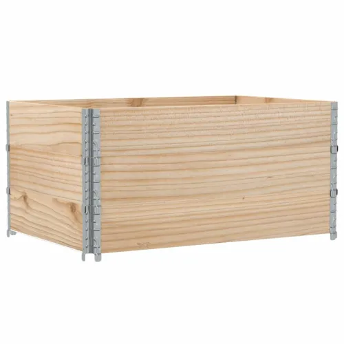 Okviri za palete 3 kom 120 x 80 cm od masivne borovine - Prirodna 120 x 80 cm 3 Cijena
