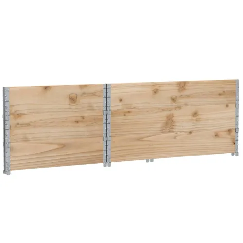 Okviri za palete 3 kom 120 x 80 cm od masivne borovine - Prirodna 120 x 80 cm 3 Cijena