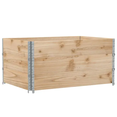 Okviri za palete 3 kom 120 x 80 cm od masivne borovine - Prirodna 120 x 80 cm 3 Cijena