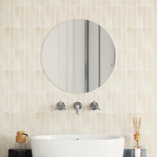 Zidno ogledalo 50 cm okruglo stakleno - Φ 50 cm 1 bez LED svjetala Φ 50 cm Cijena