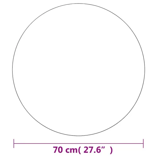 Zidno ogledalo 70 cm okruglo stakleno - Φ 70 cm 1 bez LED svjetala Cijena