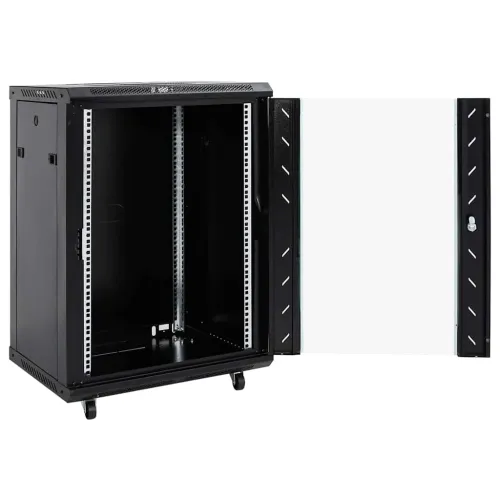 15U mrežni ormar s okretnim nogama 19” IP20 60x45x86 cm - Crna 600 x 450 x 860 mm Crna 800 x 600 x 1000 mm Cijena