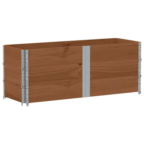 Okviri za palete 3 kom smeđi 150x50 cm od masivne borovine - Tamno smeđa 150 x 50 cm 3 Cijena