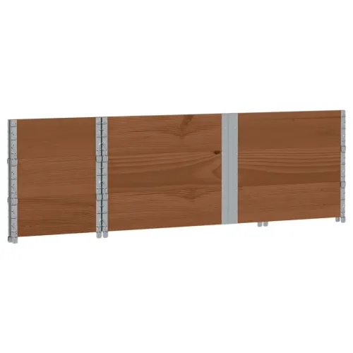 Okviri za palete 3 kom smeđi 150x50 cm od masivne borovine - Tamno smeđa 150 x 50 cm 3 Cijena