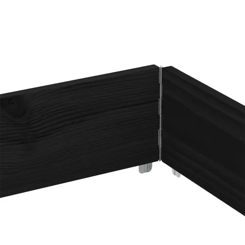 Okviri za palete 3 kom crni 150x100 cm od masivne borovine - Crna 150 x 100 cm 3 Cijena