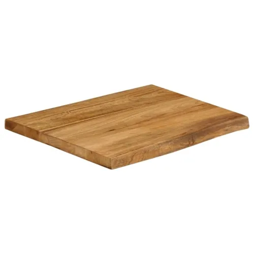 Stolna ploča 60x60x2,5 cm od masivnog drva manga sa živim rubom - Drvo manga (završna obrada od hrastovine) 60 x 60 cm 25 mm Cijena