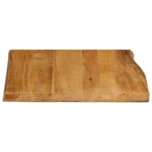 Stolna ploča 60x60x2,5 cm od masivnog drva manga sa živim rubom - Drvo manga (završna obrada od hrastovine) 60 x 60 cm 25 mm Cijena