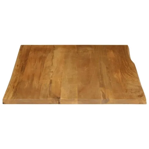 Stolna ploča 90x80x3,8 cm od masivnog drva manga sa živim rubom - Drvo manga (završna obrada od hrastovine) 90 x 80 cm 38 mm Cijena